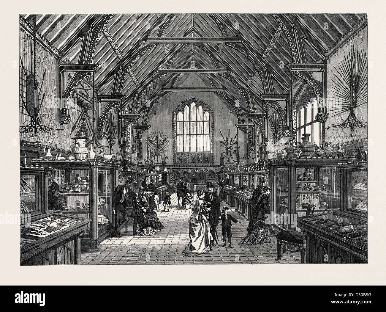 Le Musée de BLACKMORE 1867 UK SALISBURY Banque D'Images