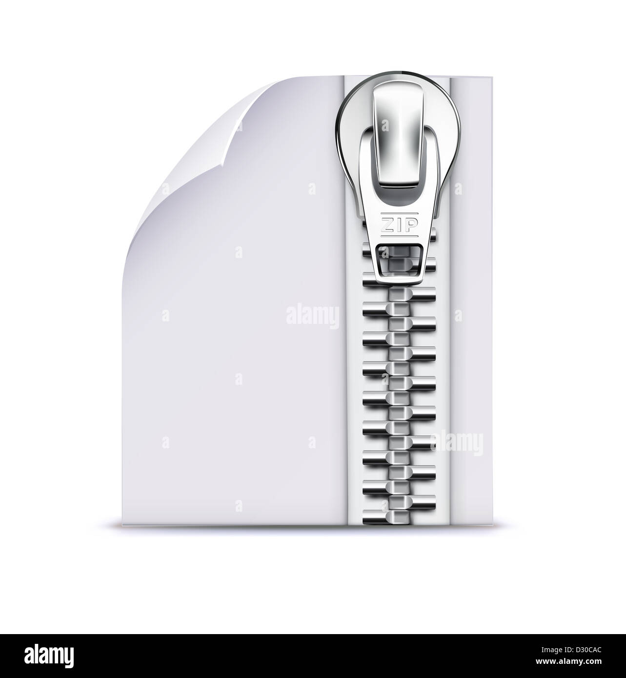 Que Représente L icône D un Dossier Avec Une Fermeture Zip file icon archive compressed Banque de photographies et d'images à  haute résolution - Alamy
