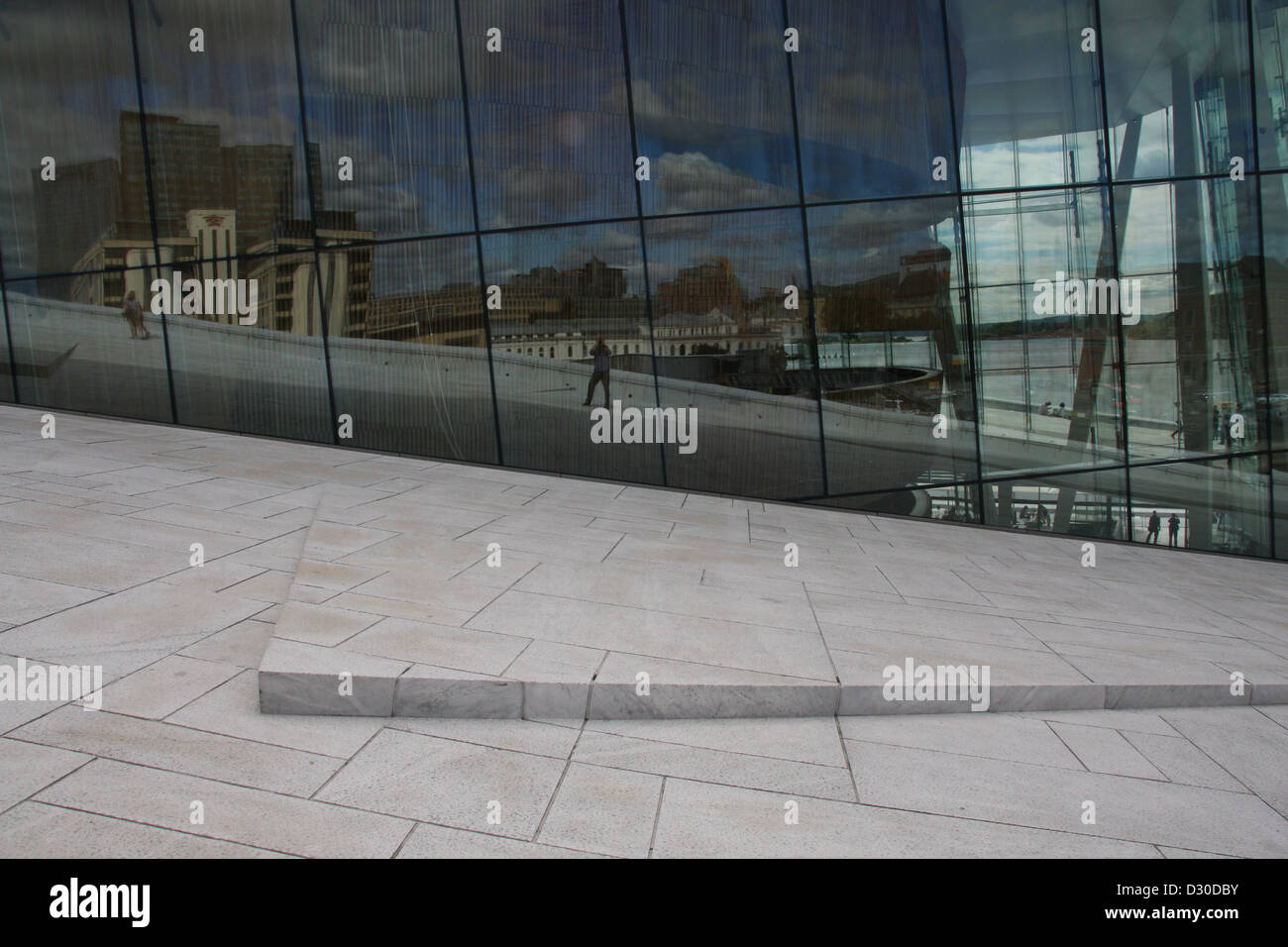 Maison de l'opéra, Oslo, Norvège Banque D'Images