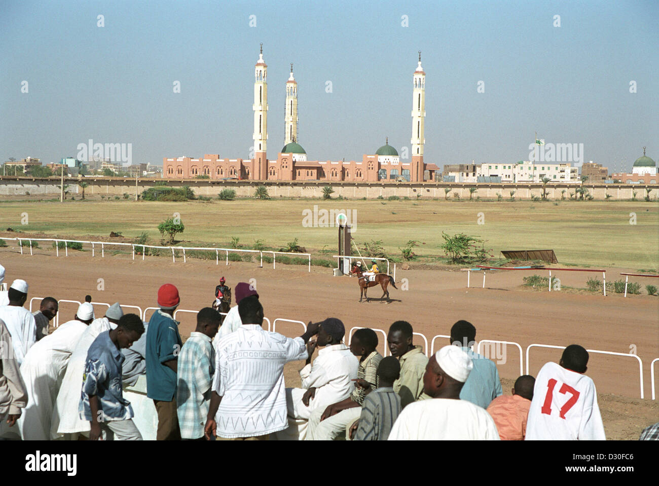 Khartoum, Soudan, Polo Club Afrique Banque D'Images