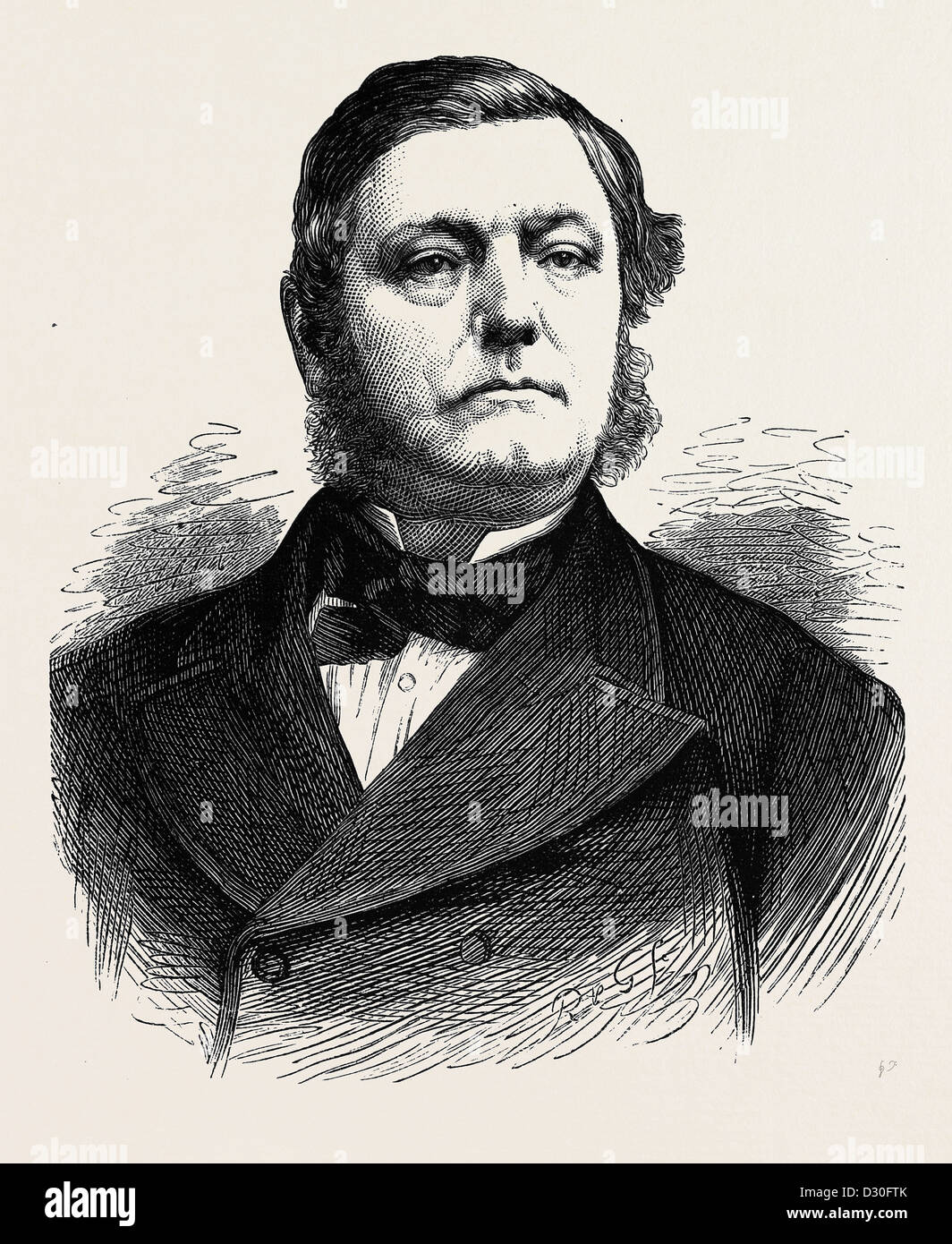 EDWARD BATES, Esq., député Banque D'Images