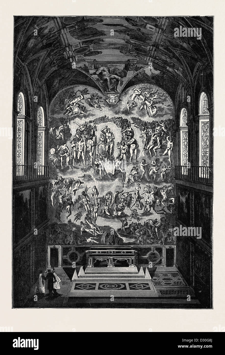 La chapelle sixtine jugement Banque de photographies et d'images à haute  résolution - Alamy