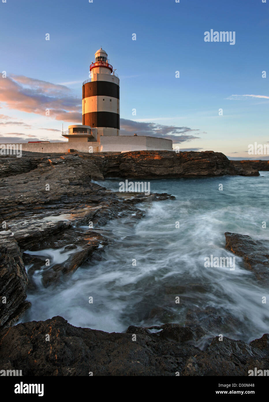 Hook Head Lighthouse, Co Wexford, Irlande. Banque D'Images