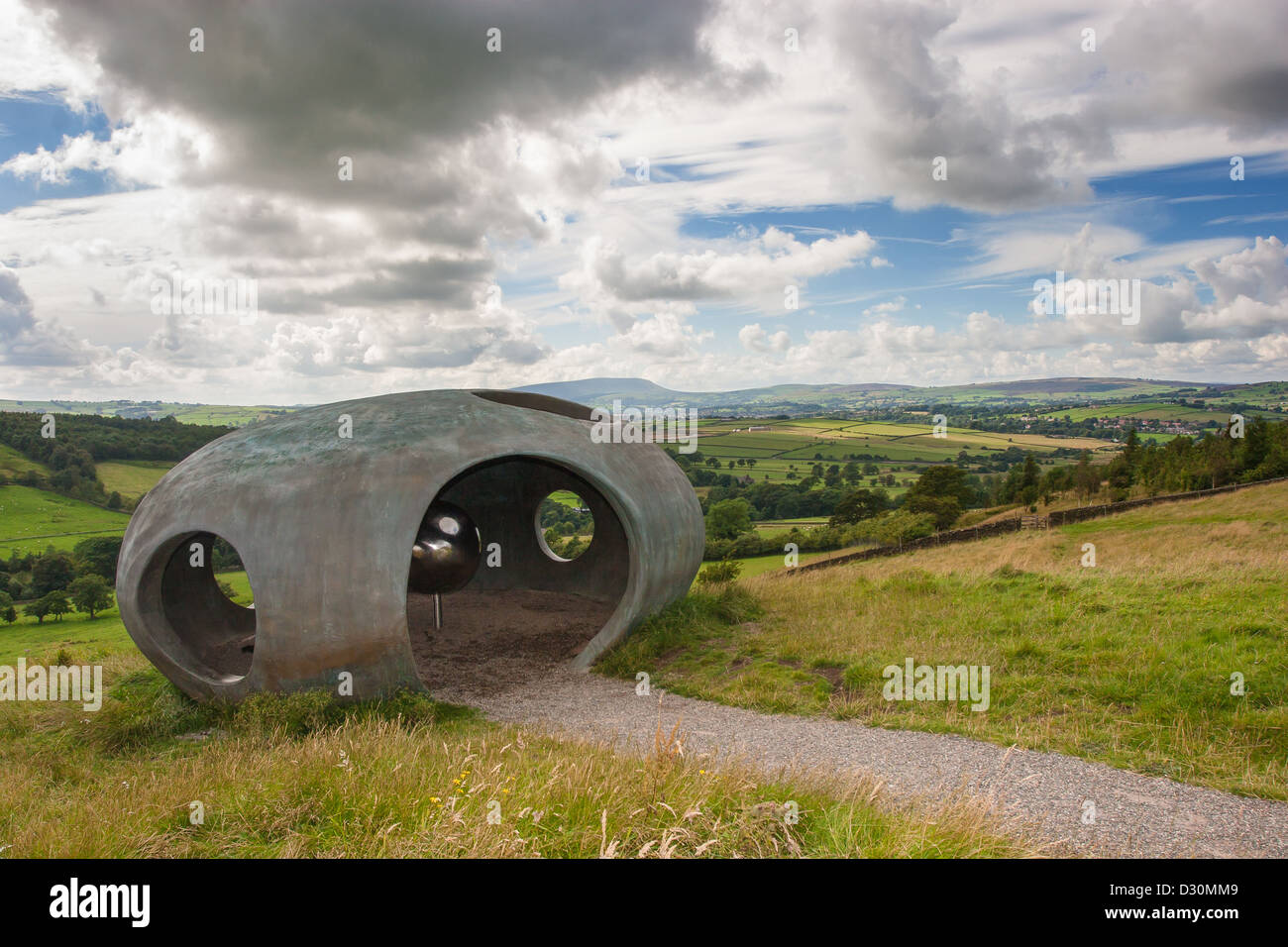 L'Atome Panopticon dans Wycollar Country Park, Pendle, Lancashire. Banque D'Images L'Atome Panopticon dans Wycollar Country Park, Pendle, Lancashire. Banque D'Images
