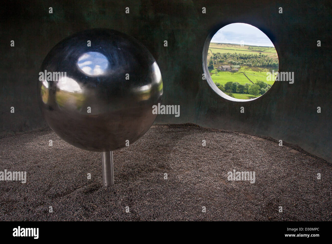 L'Atome Panopticon dans Wycollar Country Park, Pendle, Lancashire. Banque D'Images L'Atome Panopticon dans Wycollar Country Park, Pendle, Lancashire. Banque D'Images