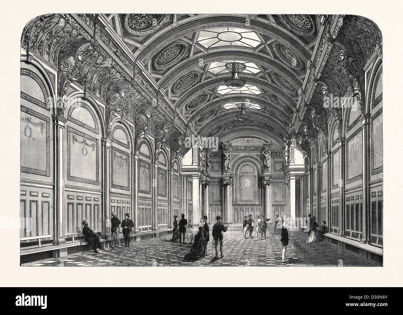 Le nouveau FRANC-MAÇON'S HALL GREAT QUEEN STREET LONDON UK 1869 Banque D'Images