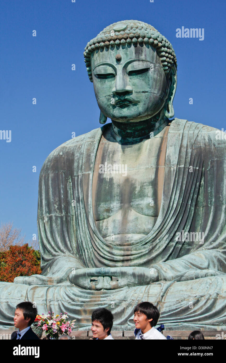 Le Grand Bouddha de Kamakura, Japon, Banque D'Images