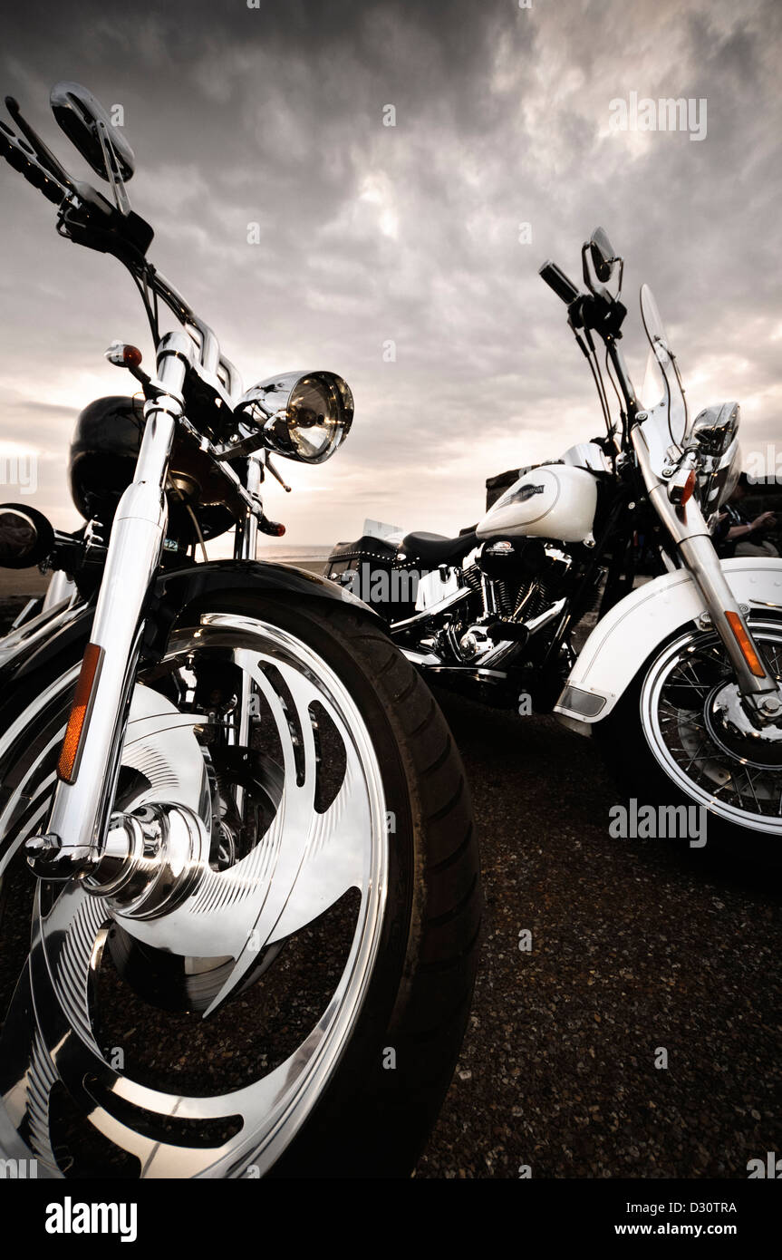 Custom harley davidson motorcycles Banque de photographies et d’images ...