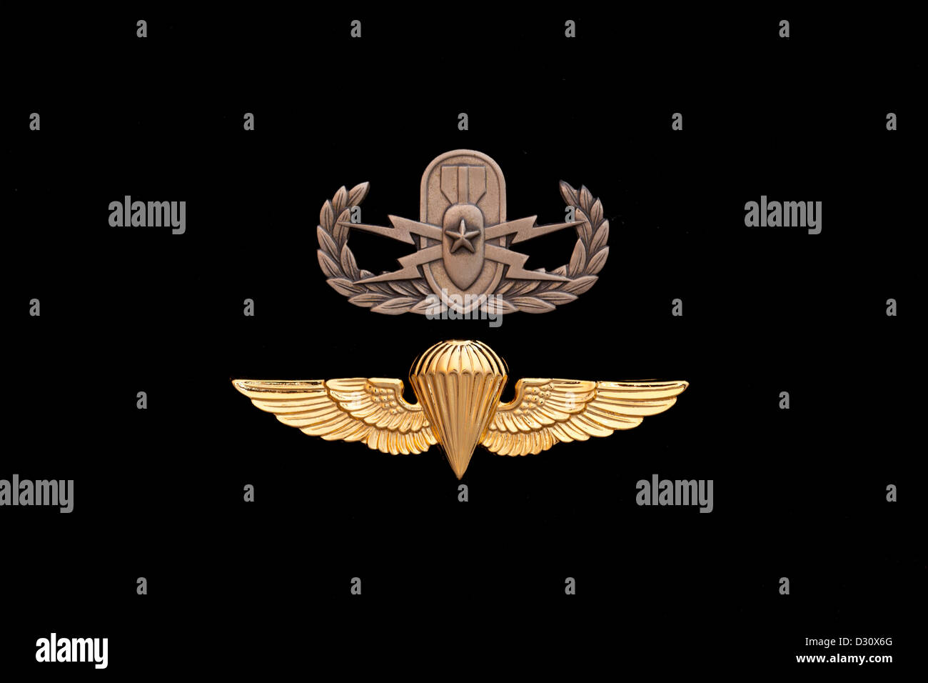 Insigne de parachutiste Banque d'images vectorielles - Alamy