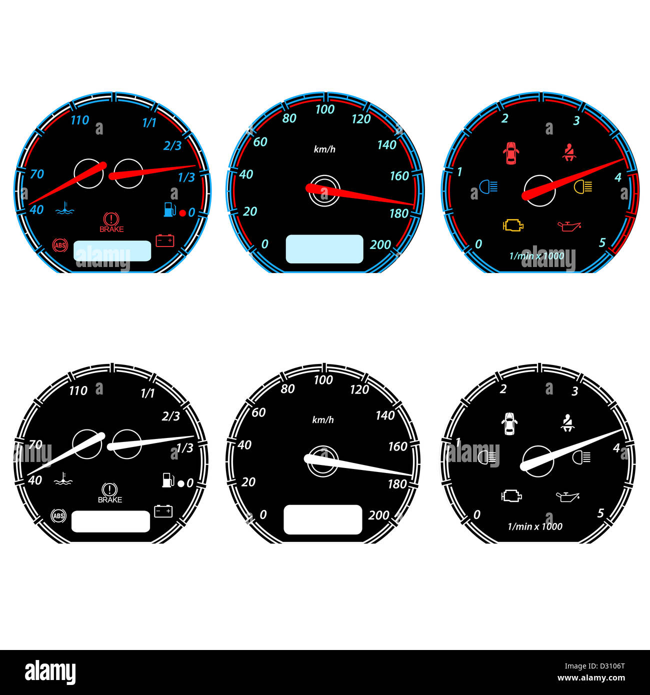 Jeu de voiture de course de vitesse pour l'illustration. Banque D'Images