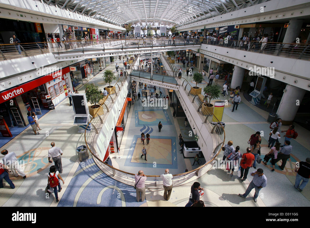 Vasco da Gama / Centro Casco da Gama Shopping Mall, Lisbonne, Portugal Banque D'Images