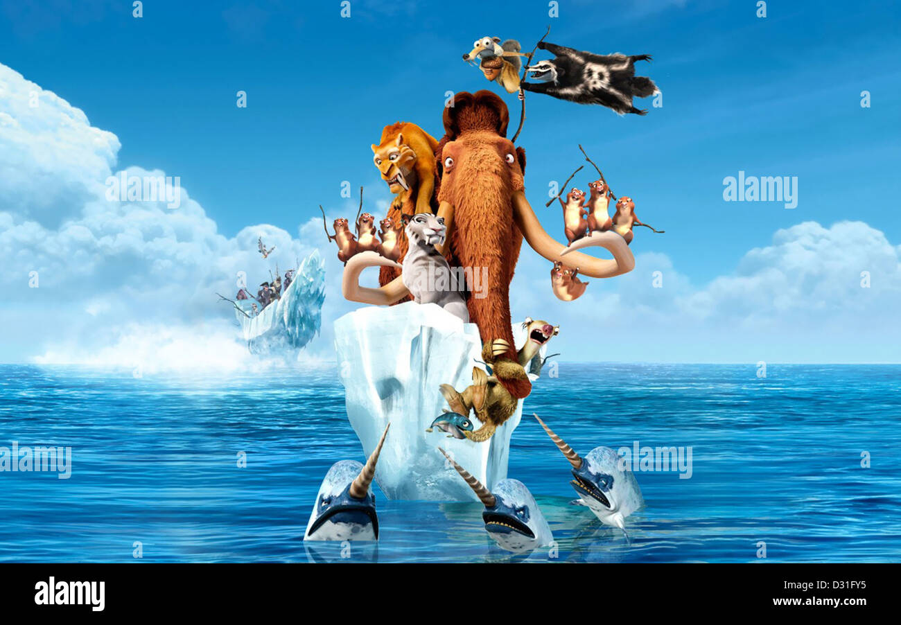 Ice Age : Continental Drift Banque D'Images