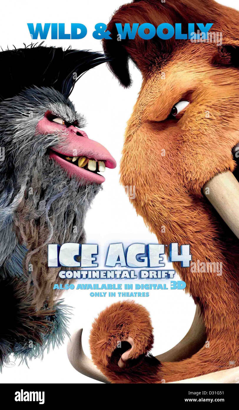 Ice Age : Continental Drift Banque D'Images