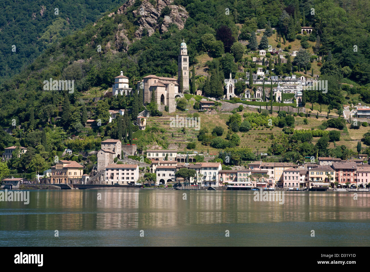 Lugano, Lac de Lugano, Suisse, Europe Banque D'Images