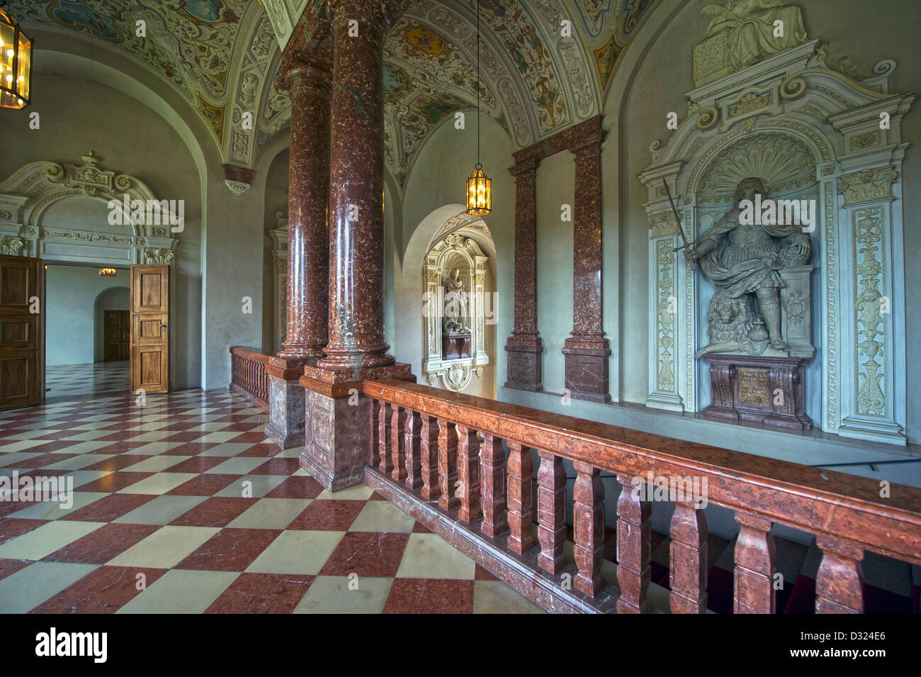 L'intérieur de Munich Residenz Banque D'Images