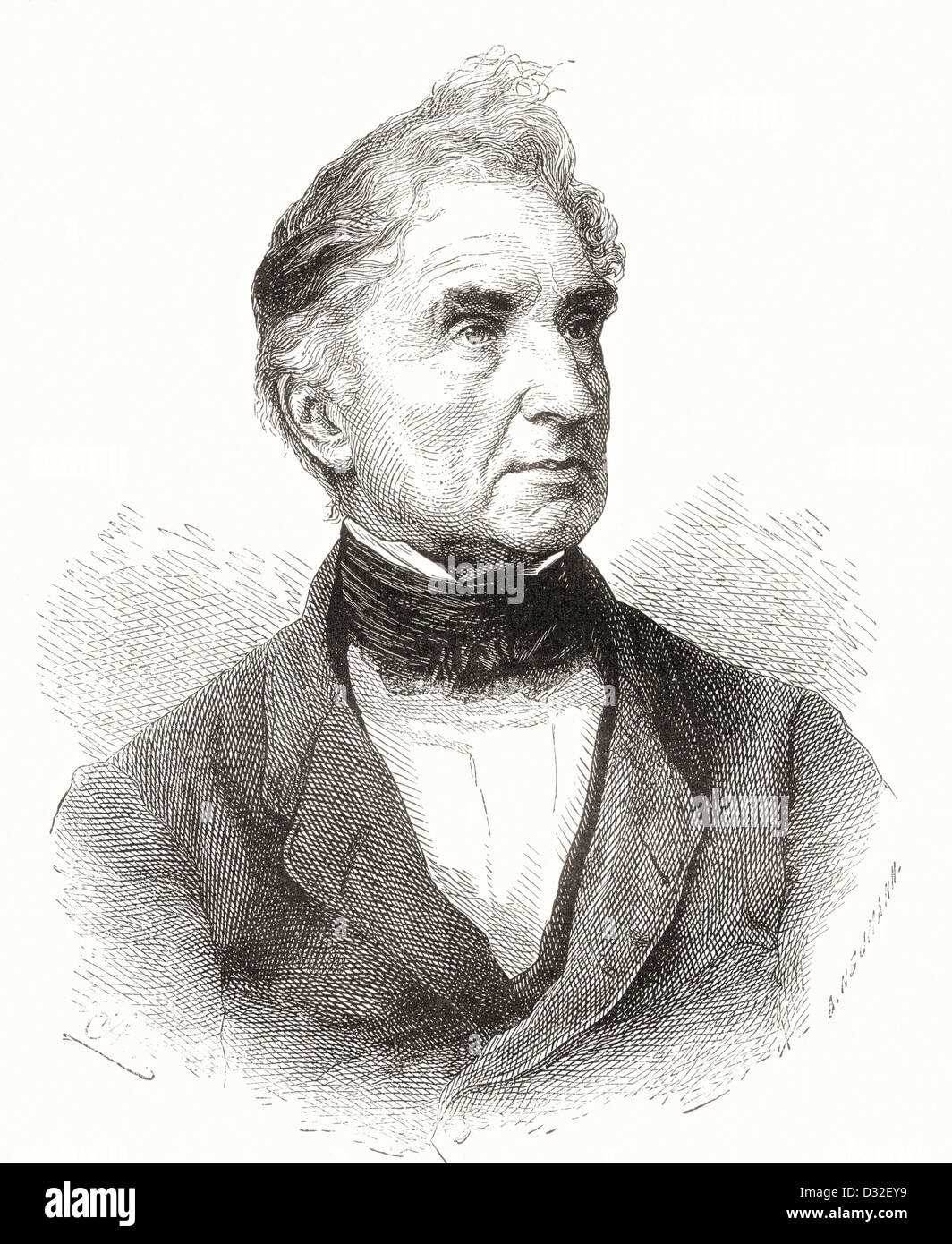 Justus von Liebig, 1803 -1873. Chimiste allemand. Banque D'Images