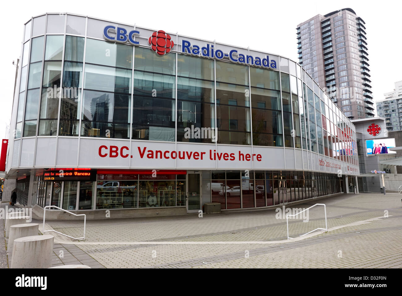Centre de diffusion régional de Radio-Canada radio canada Vancouver BC  Canada Photo Stock - Alamy