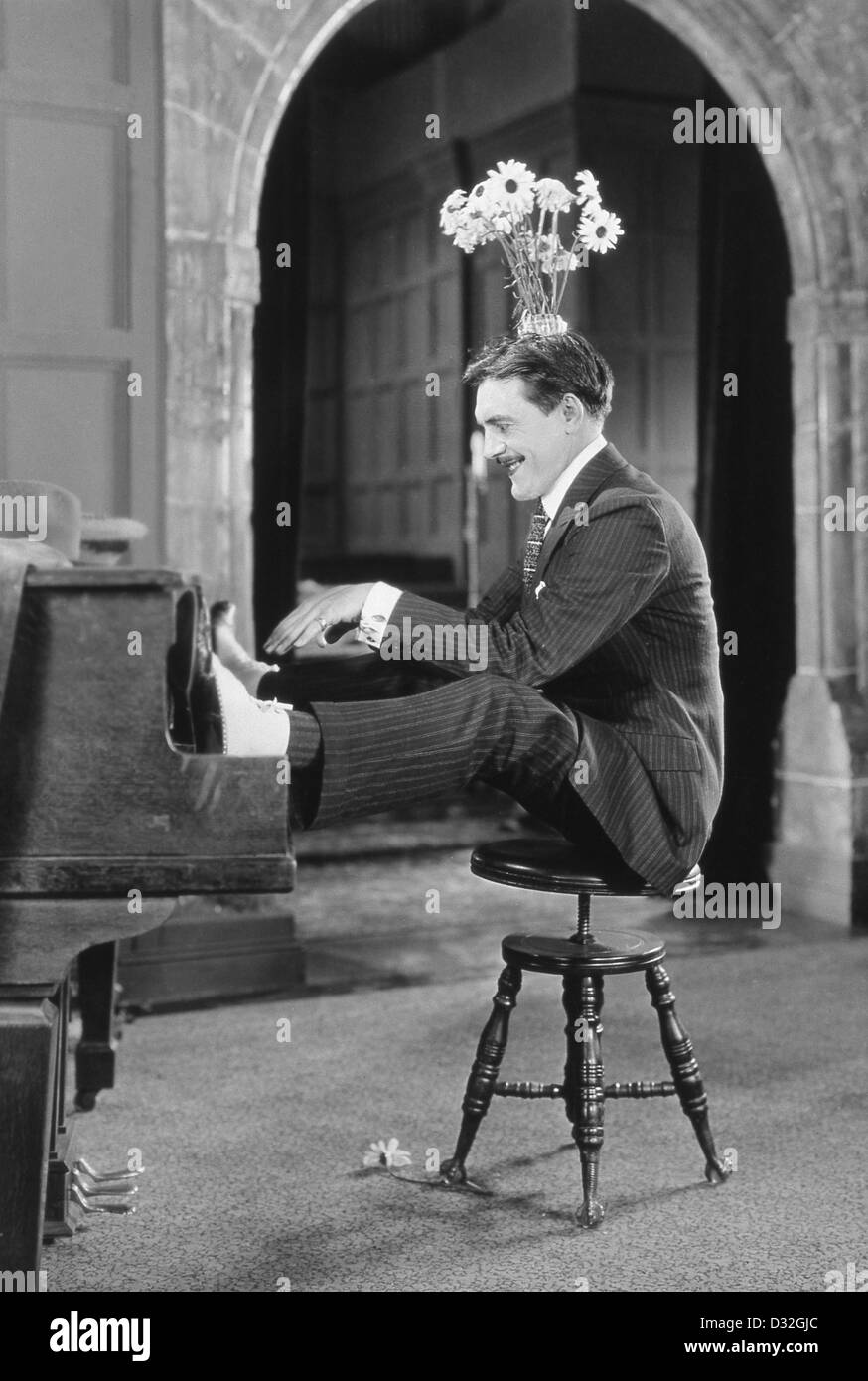 Sept ans mauvaise chance Banque D'Images