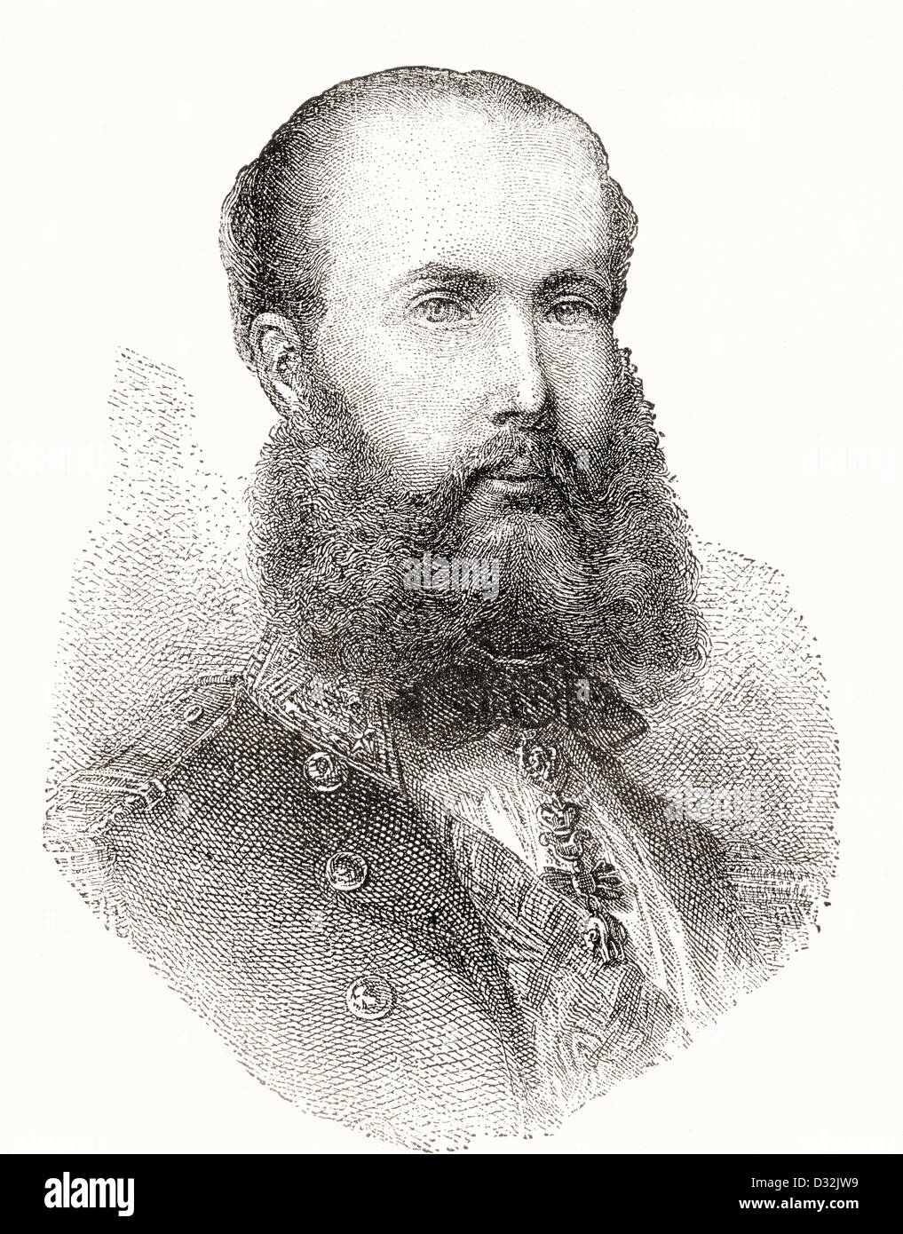 Maximilien I, 1832 -1867. Le seul monarque de la Deuxième Empire Mexicain. Banque D'Images