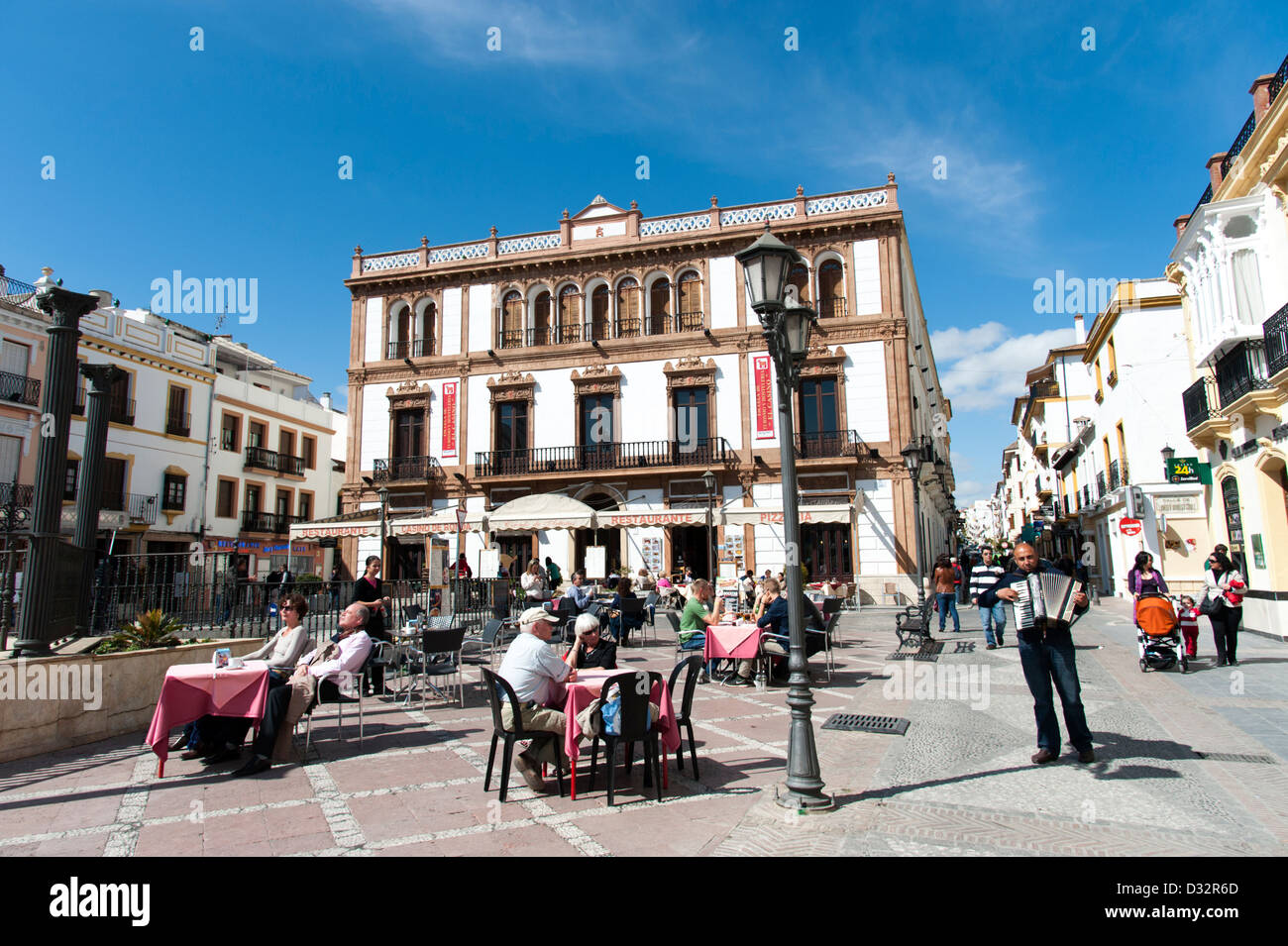 Plaza del Socorro, Ronda, Espagne Banque D'Images