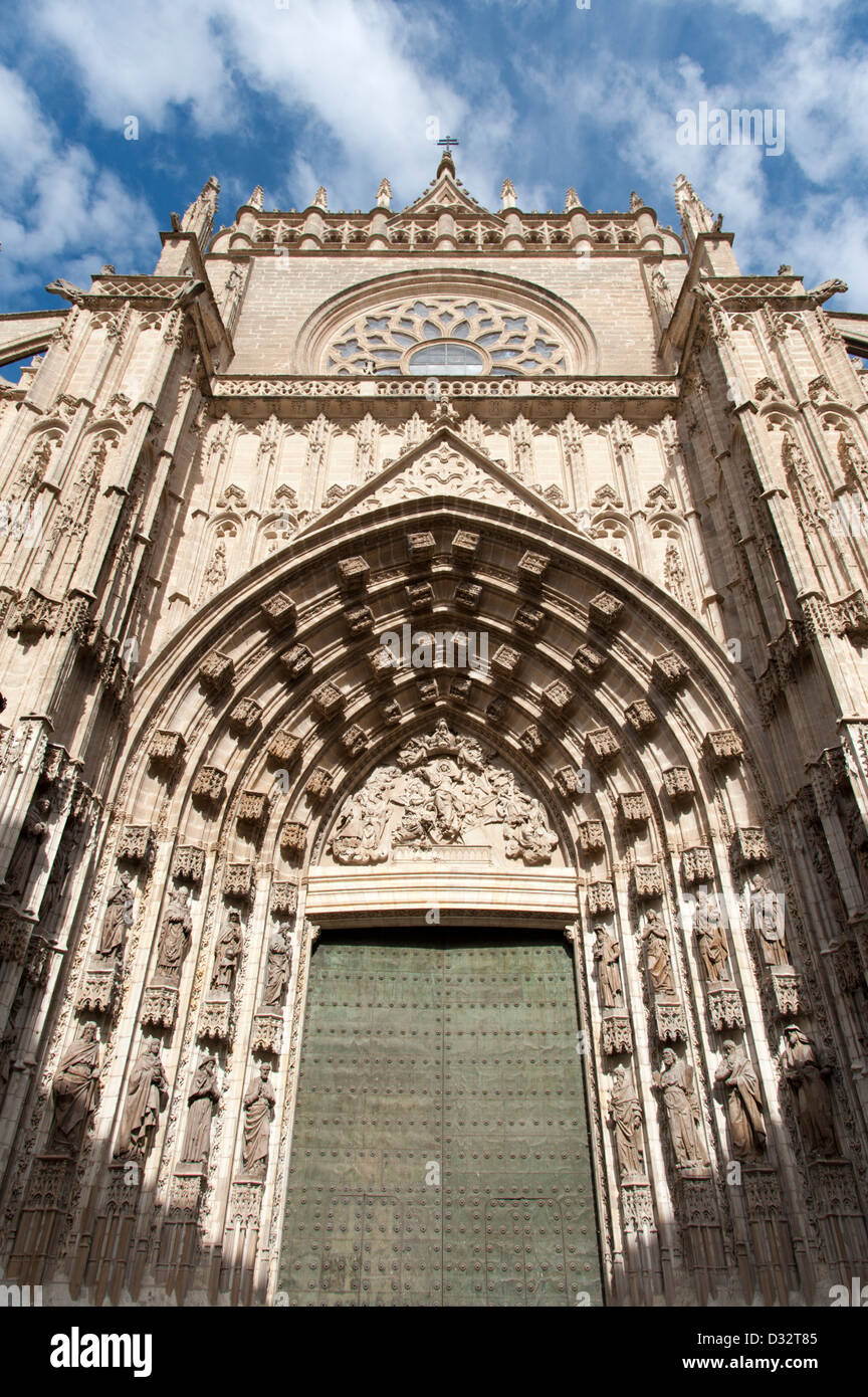 La Cathédrale de Séville, Espagne Banque D'Images