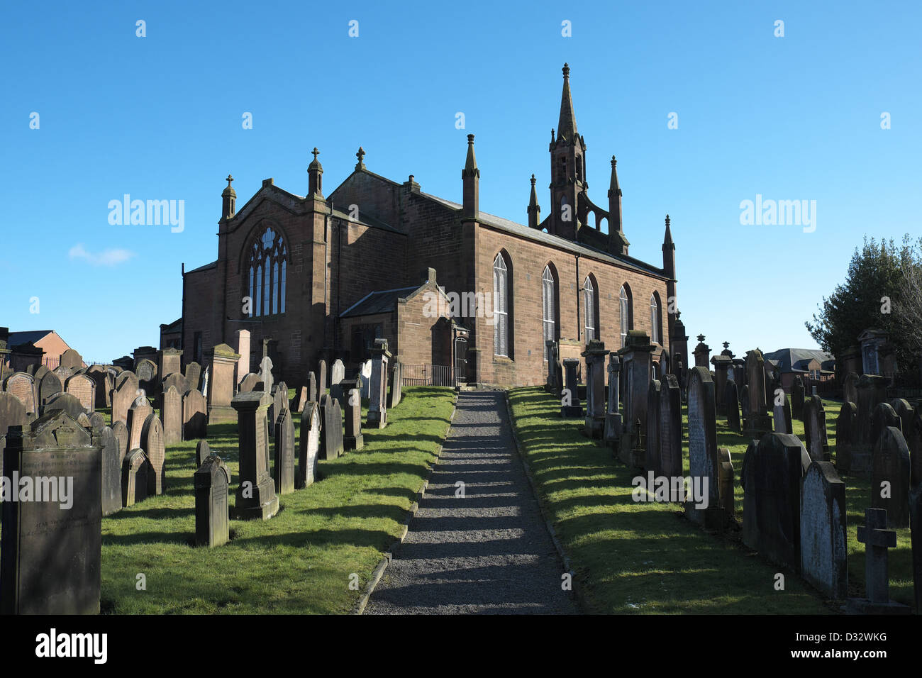 St Mary's Parish Church' Greyfriars churchyard, Dumfries, Ecosse SW Banque D'Images