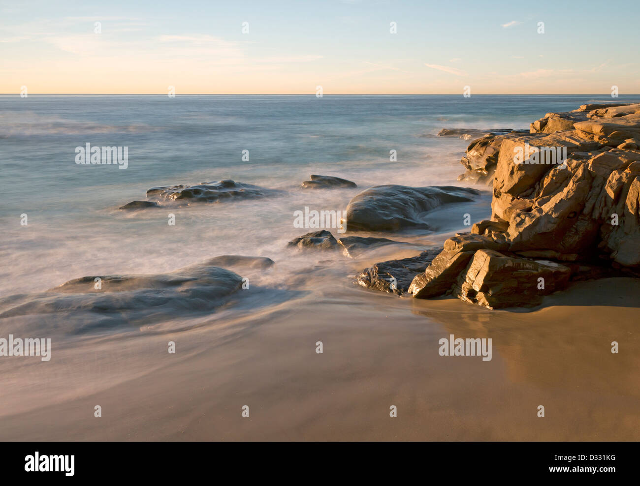 Paysage côtier Banque D'Images