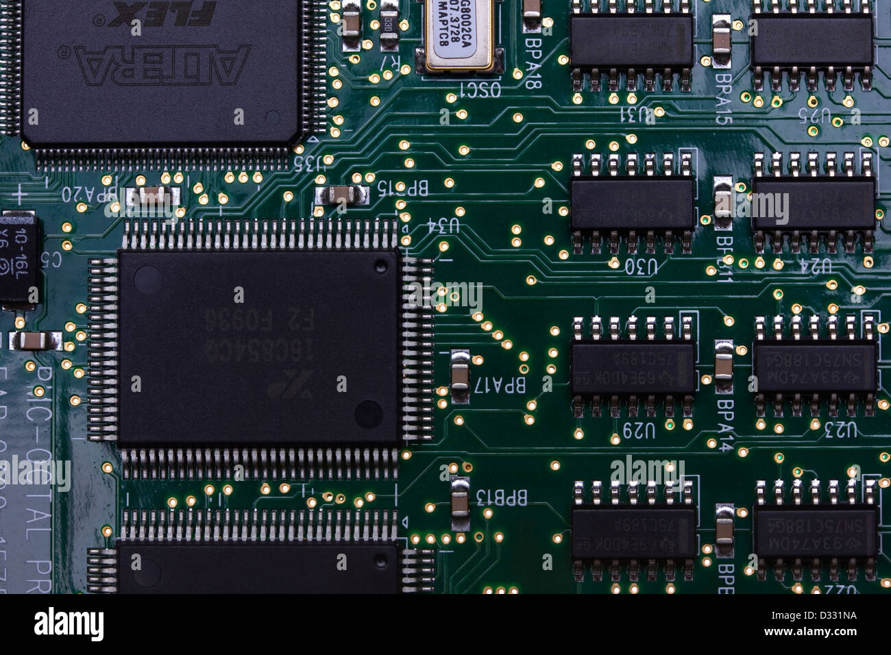 Carte circuit imprimé Banque D'Images
