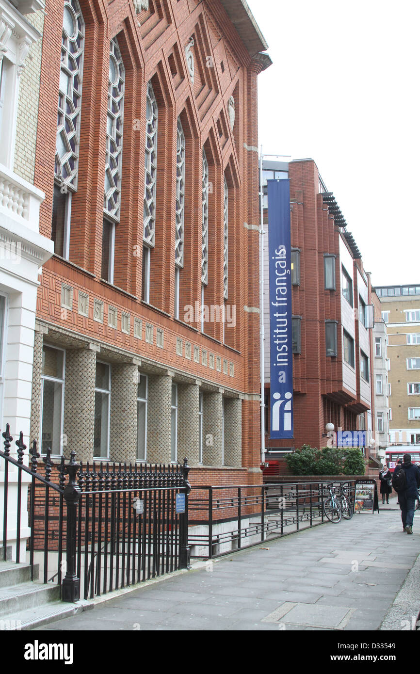 L'Institut français du Royaume-Uni ou l'Institut Français, Londres, South Kensington, au Royaume-Uni. Banque D'Images