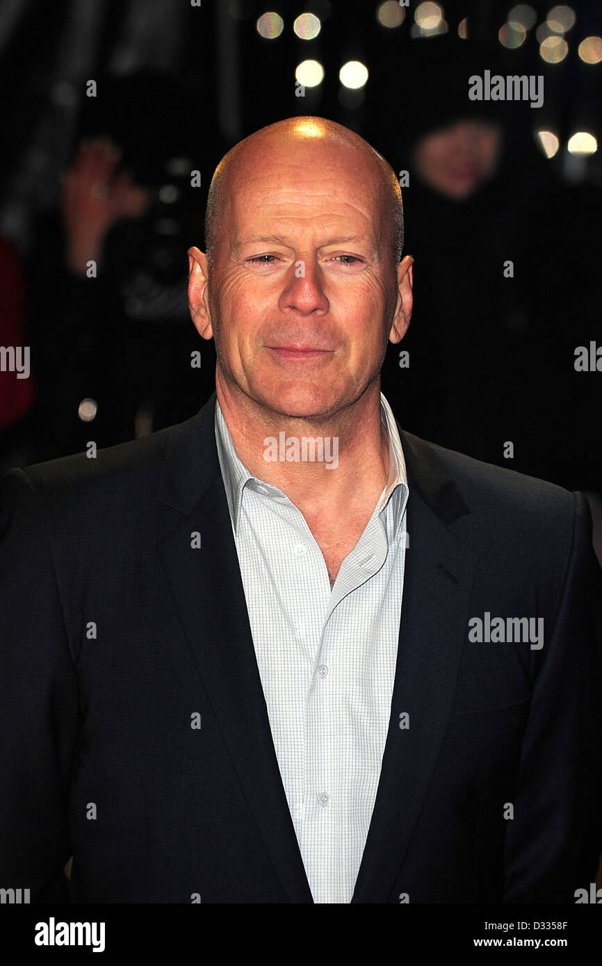 Bruce Willis assister à la première d'un film britannique GOOOD DASY à la vie dure à l'Empire Leciester Square London. Banque D'Images