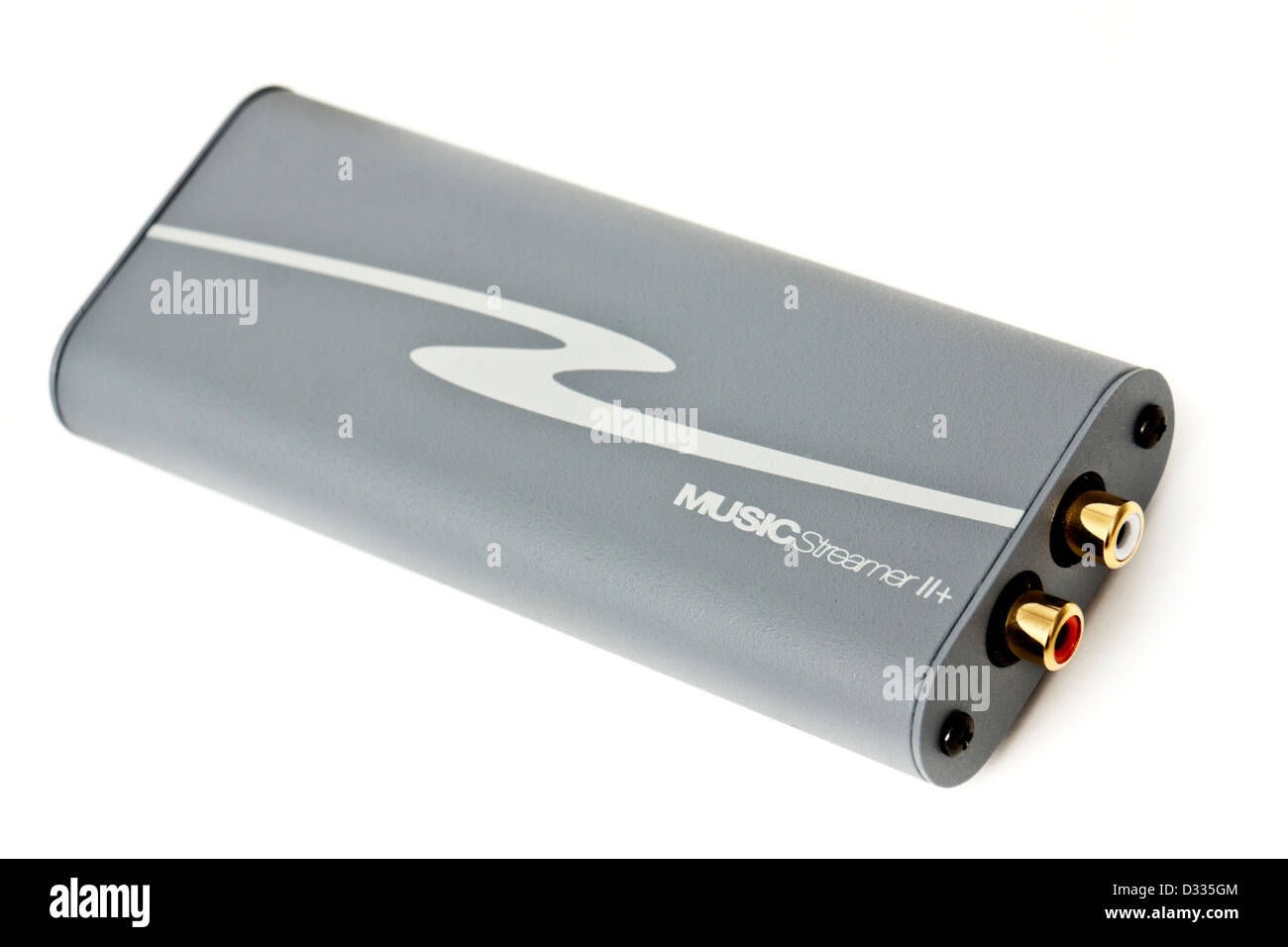 Music Streamer II + par HRT (Technologies de haute résolution), une carte son externe de qualité audiophile pour les ordinateurs Banque D'Images