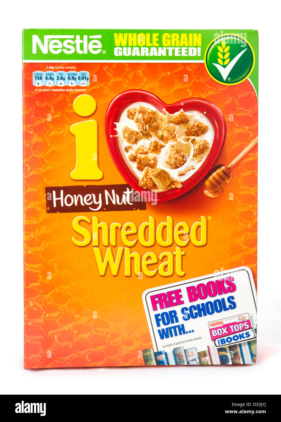 Shredded Wheat Miel et noix céréales petit déjeuner, UK Banque D'Images