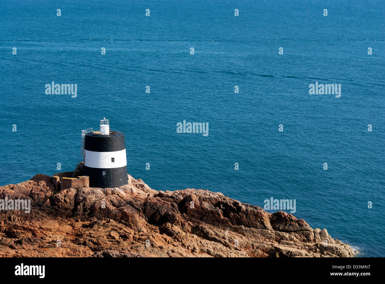 Phare à Noirmont Point, St Brelade, Jersey Banque D'Images