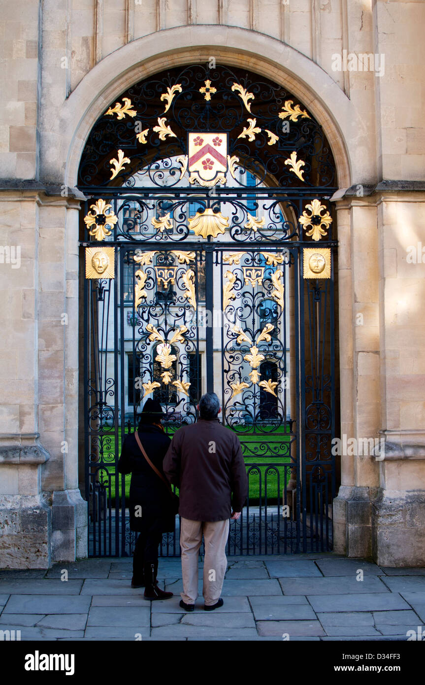 Passerelle d'All Souls College, Oxford, Royaume-Uni Banque D'Images