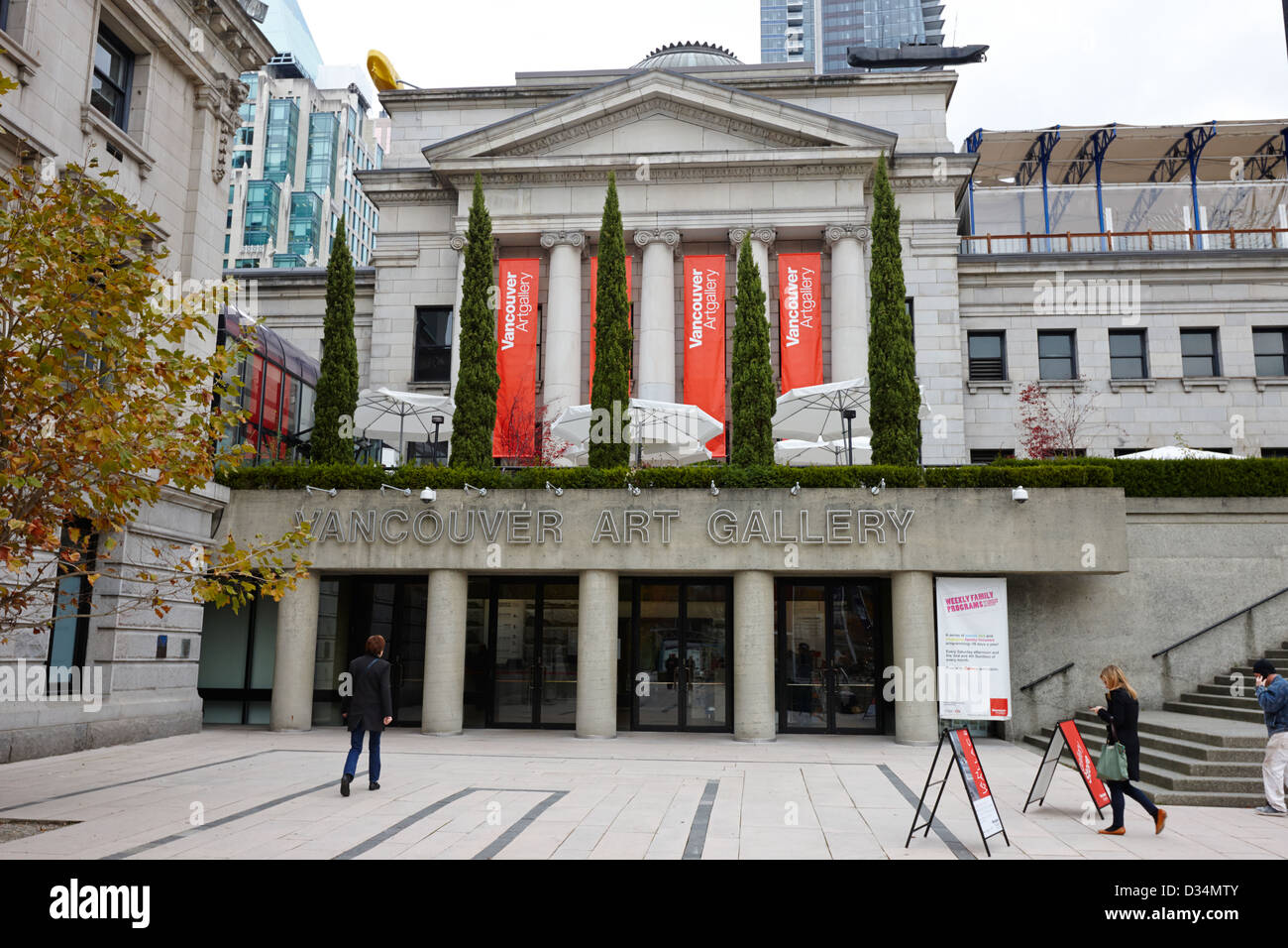 Vancouver Art Gallery de l'ancien palais de justice principal BC Canada Banque D'Images