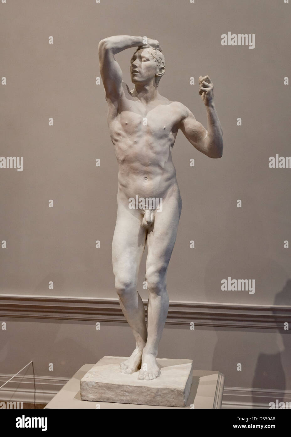 'L'Âge de Bronze' par Auguste Rodin, 1898 Banque D'Images