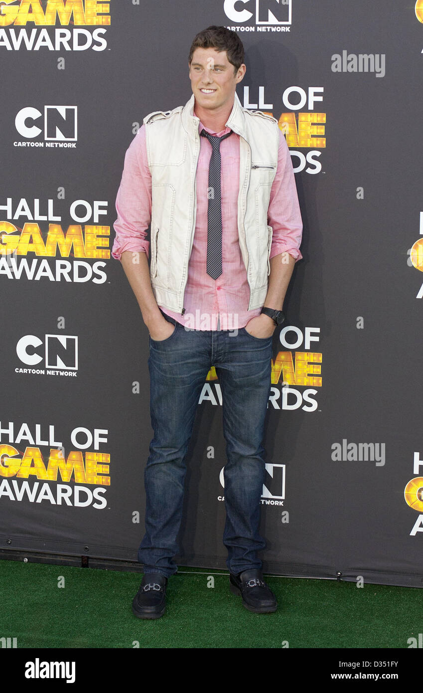 Santa Monica, Californie, États-Unis - Conor Dwyer à la troisième assemblée annuelle de Hall Game Awards organisé par Cartoon Network au Barker Hangar le samedi 9 février 2013 à Santa Monica, en Californie. (Crédit Image : Crédit : Javier Rojas/Prensa Internacional/ZUMAPRESS.com/Alamy Live News) Banque D'Images