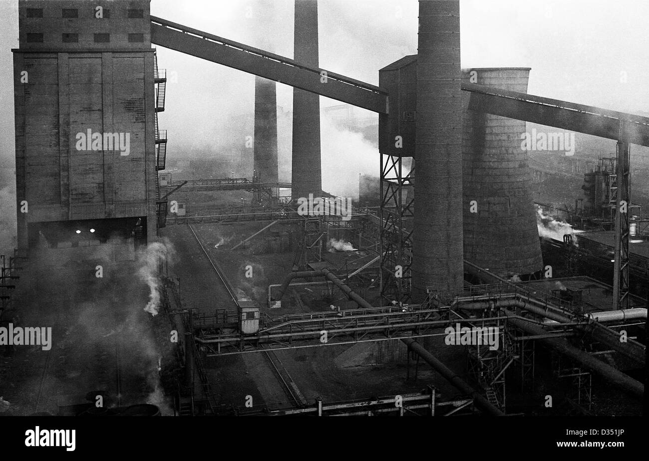 Ancienne usine de fabrication de coke. Banque D'Images