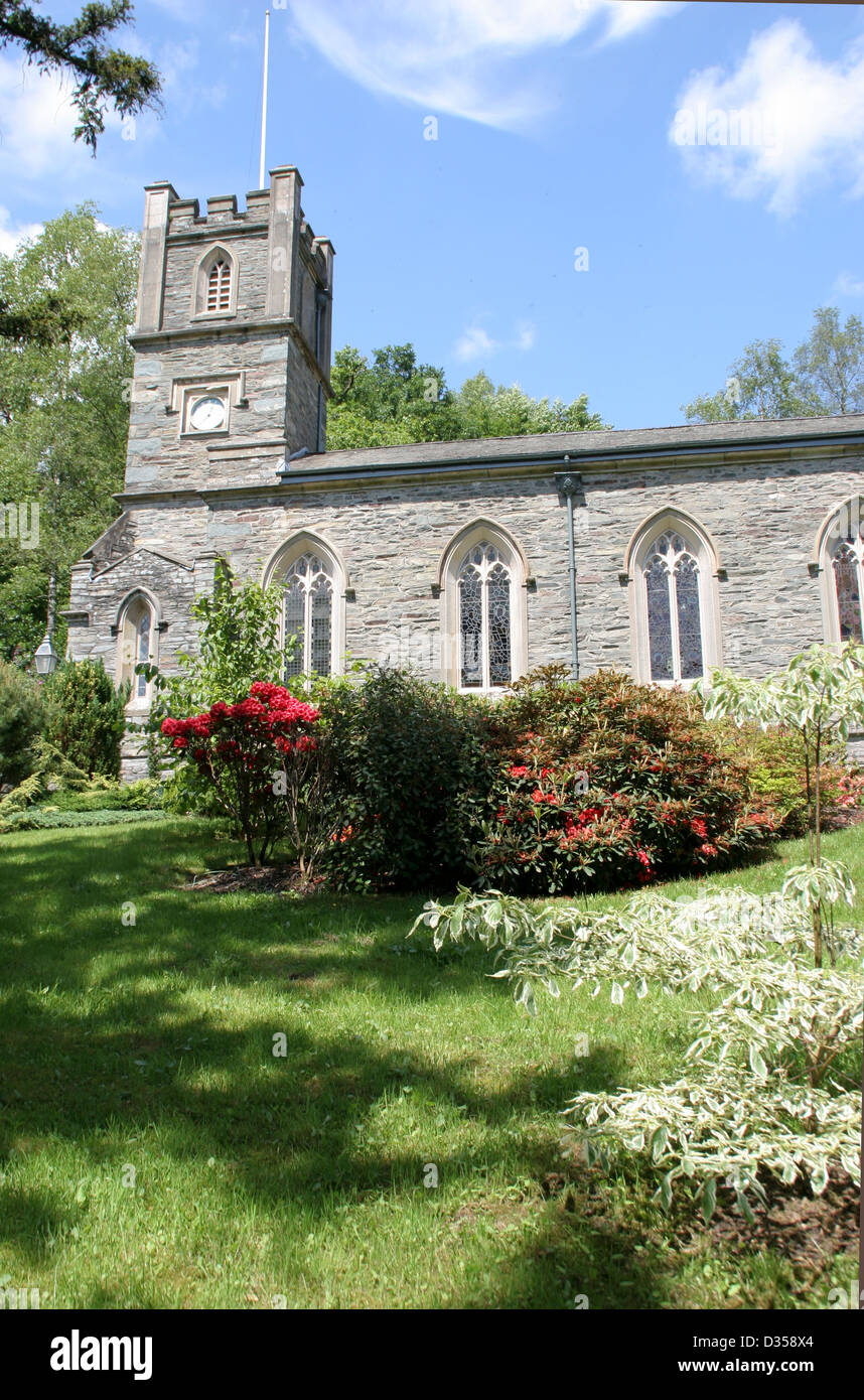 Église Sainte-marie Rydal Cumbria England UK Banque D'Images