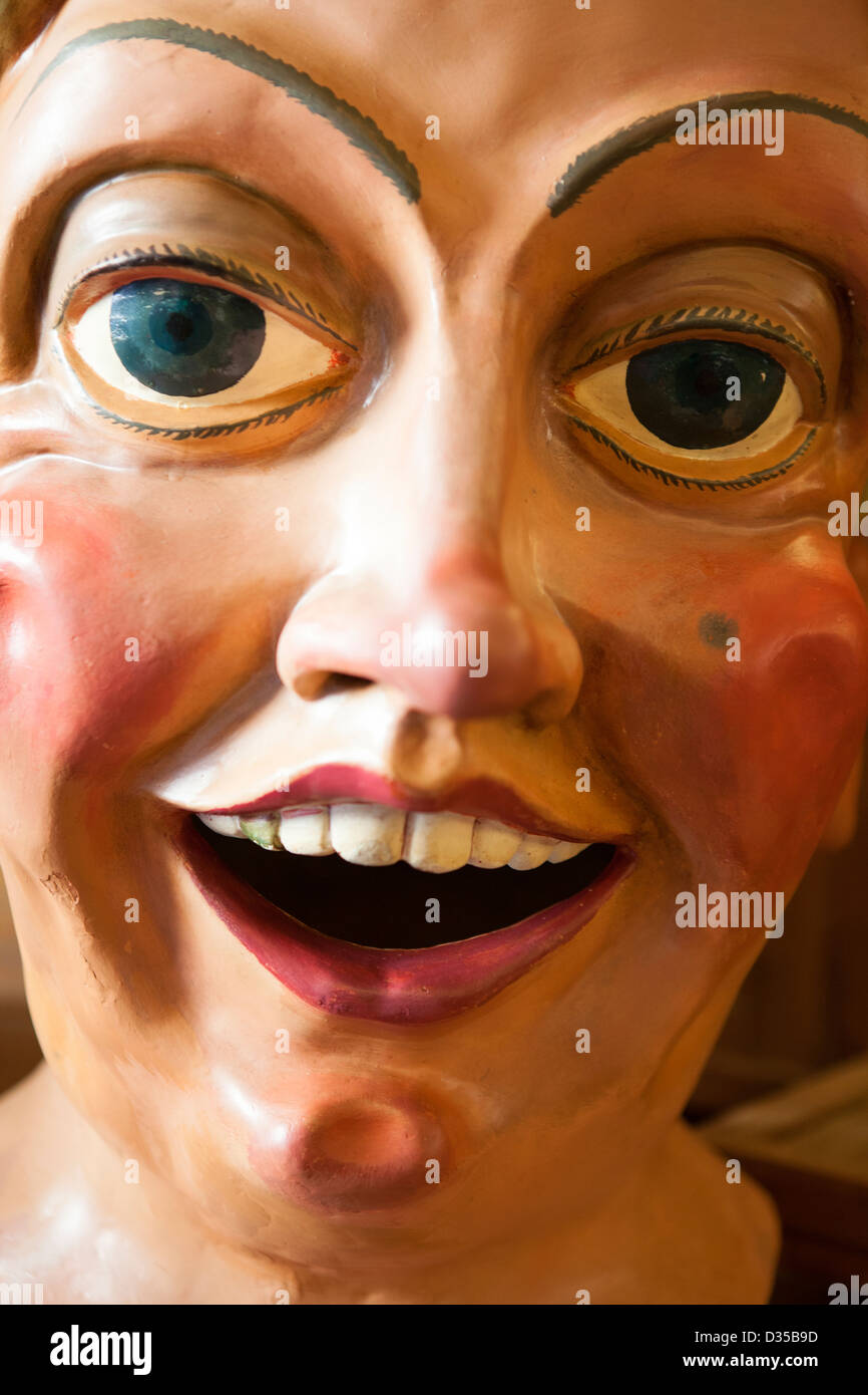 Les chefs Festival affiché au public avant leur utilisation traditionnelle du festival de Barcelone en Février. Banque D'Images