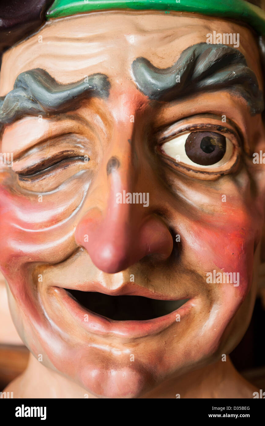 Les chefs Festival affiché au public avant leur utilisation traditionnelle du festival de Barcelone en Février. Banque D'Images