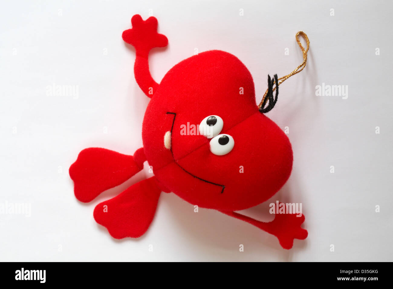 Peluche coeur rouge avec les bras tendus Banque de photographies et  d'images à haute résolution - Alamy