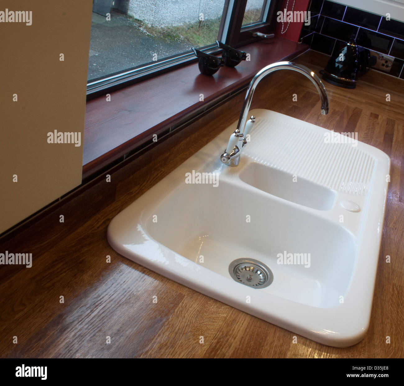 Évier de cuisine Banque D'Images