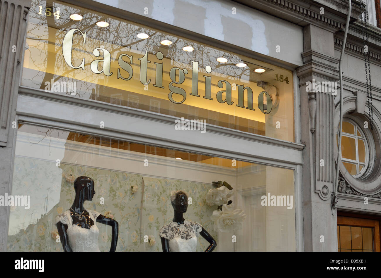 Mariage Castigliano design shop dans Brompton Road, Knightsbridge, London, UK Banque D'Images