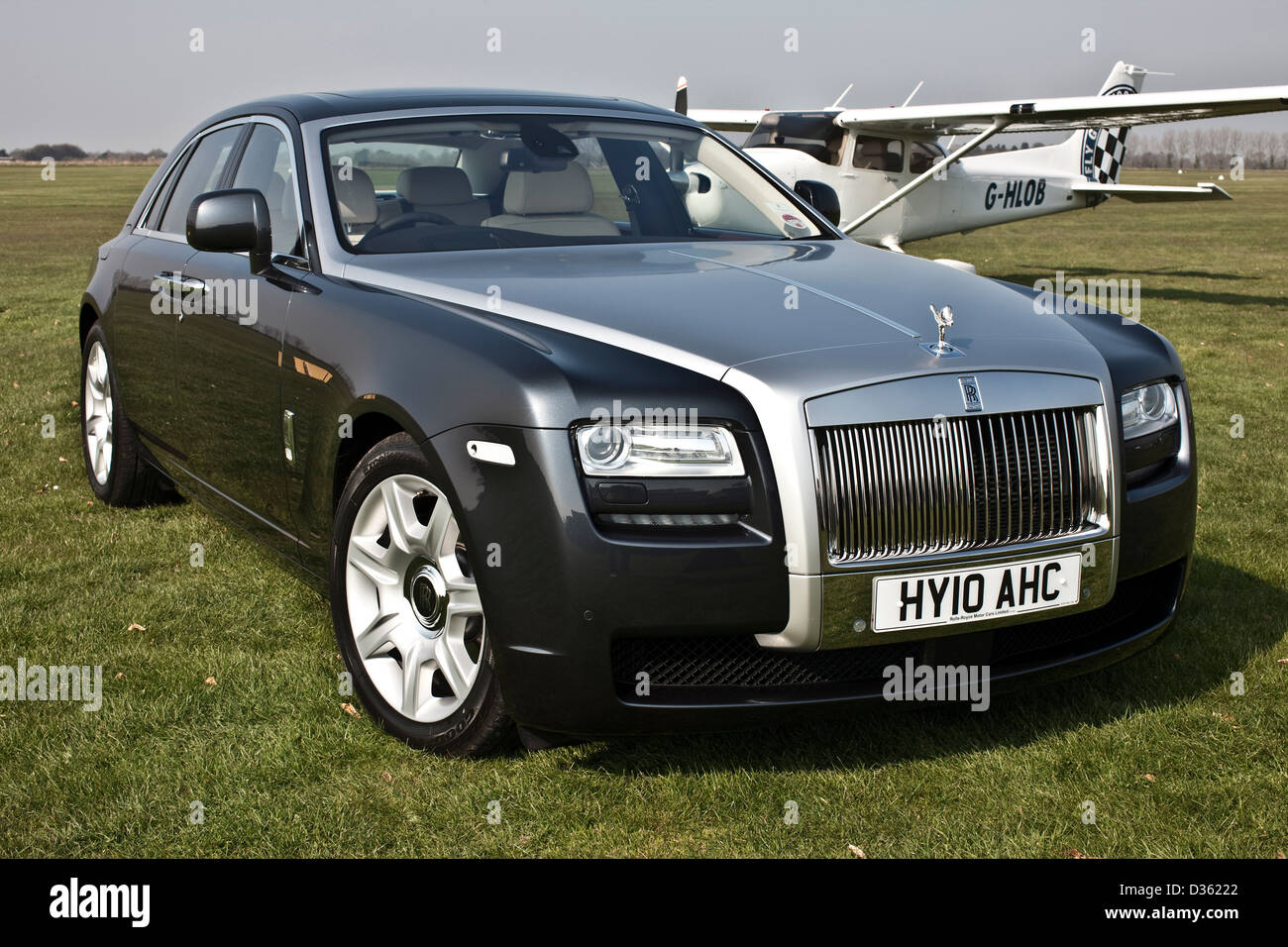 Rolls Royce Ghost berline de luxe, Goodwood, UK, 15 04 2010 Banque D'Images