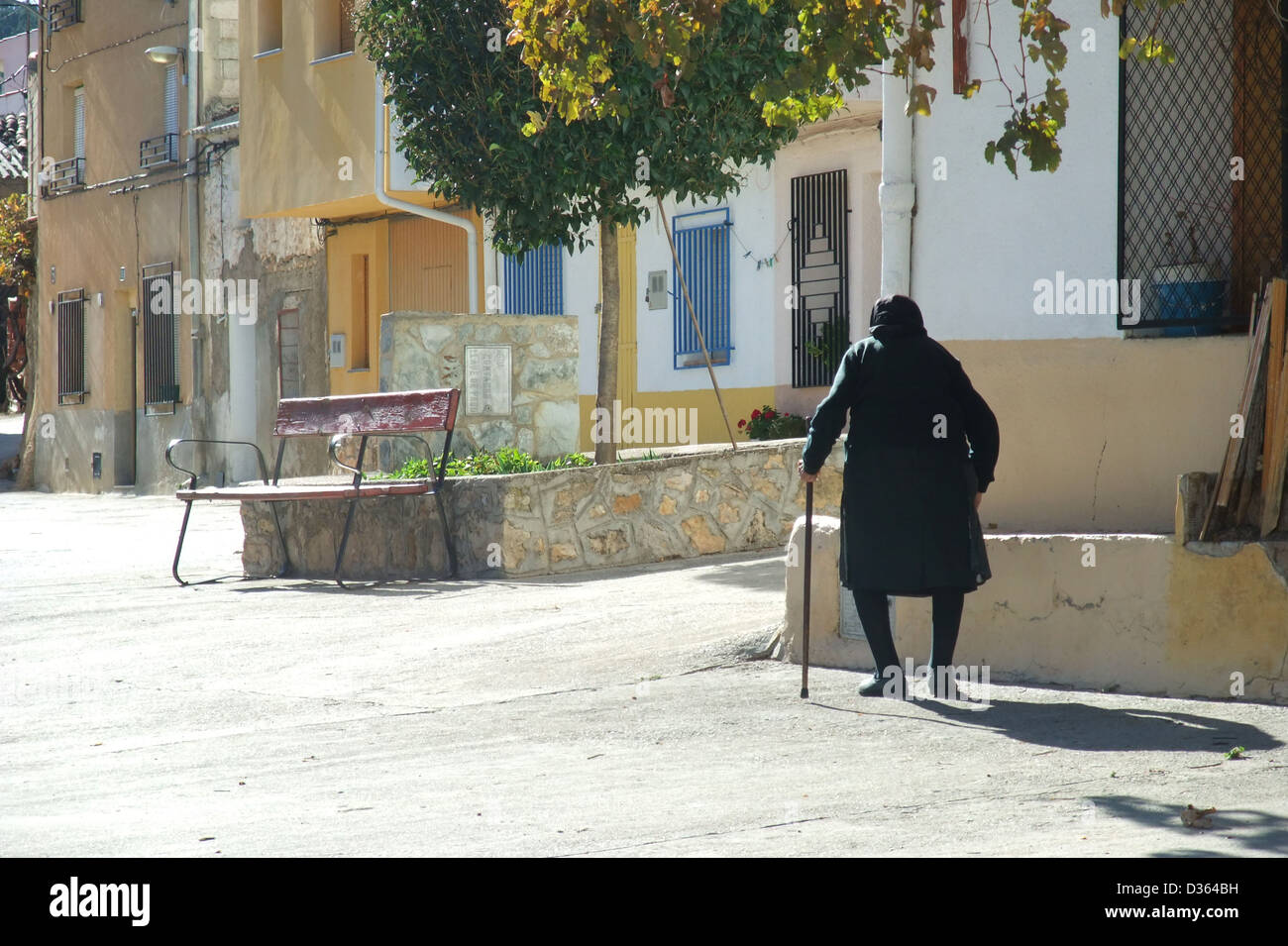 Le pueblo de Los Callados, Sierra de Seguras, Albacete, Castille la Manche, Espagne Banque D'Images