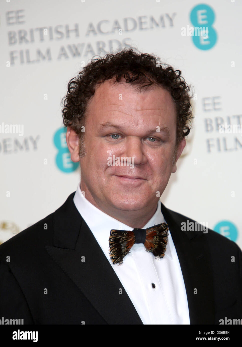 L'acteur John C. Reilly pose dans la salle de presse de l'EE British Academy Film Awards au Royal Opera House de Londres, Angleterre, le 10 février 2013. Photo : Hubert Boesl Banque D'Images