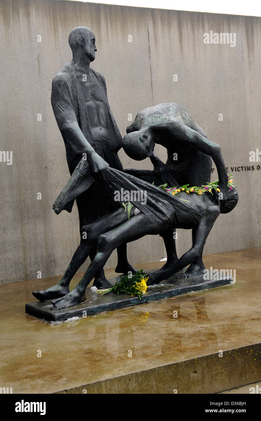 Mémorial du Camp de concentration de Sachsenhausen, Oranienburg, Berlin, Allemagne Banque D'Images
