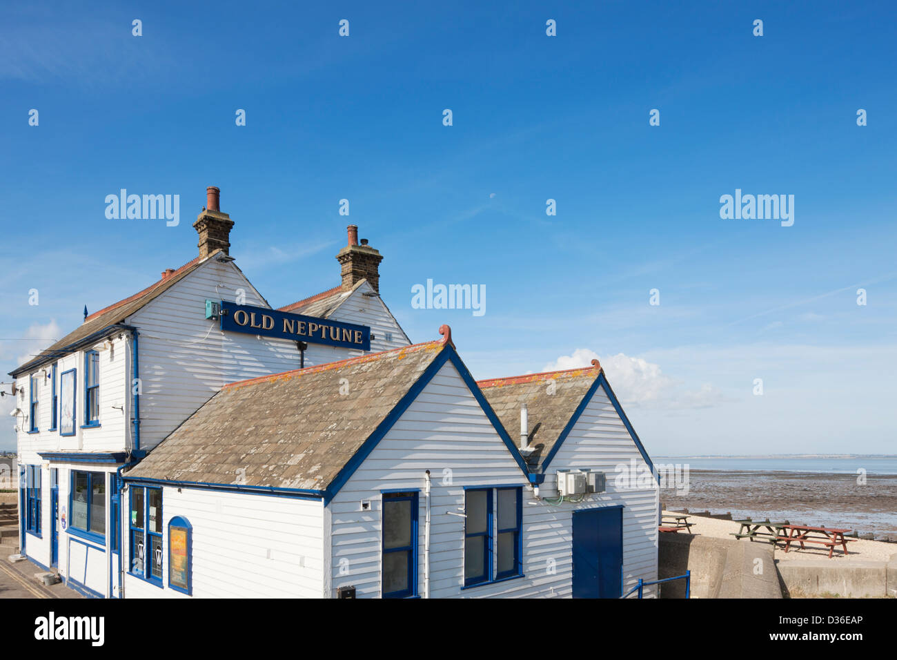 Neptune ancien pub, Whitstable, Kent, Angleterre Banque D'Images