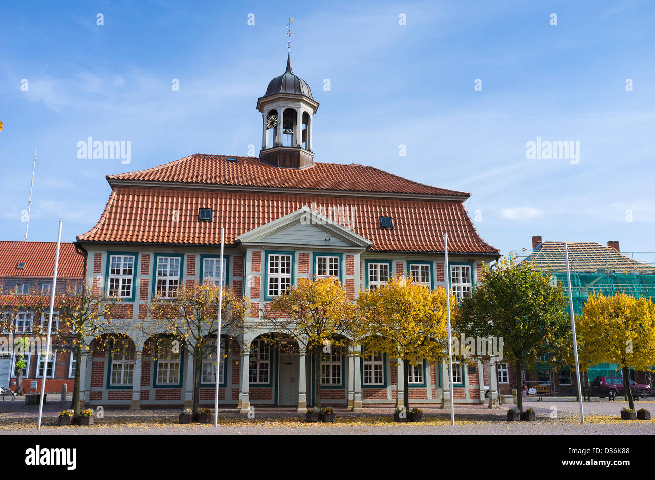 Hôtel de ville de Boizenburg - Elbe, Mecklembourg-Poméranie-Occidentale, Allemagne, Europe Banque D'Images